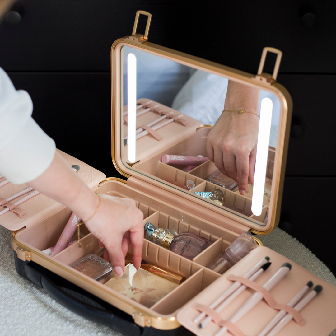 Makeup Case With Mirror: Why Built-In Lighting Changes Everything