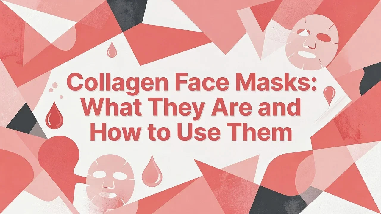 Professional header image for educational tutorial: Collagen Face Masks: What They Are and How to Use Them