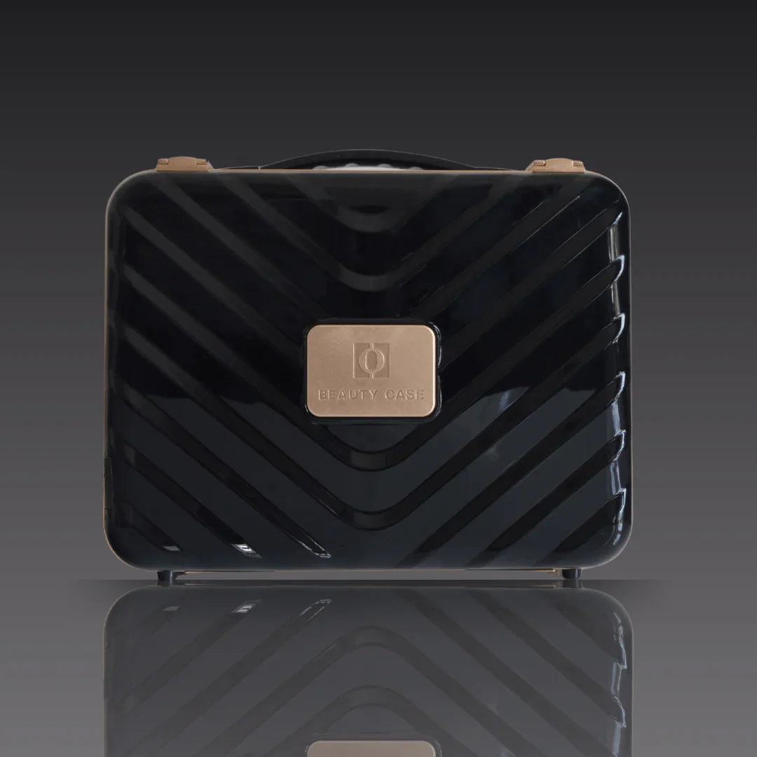 Glow and Stow Black Luxury Beauty Case