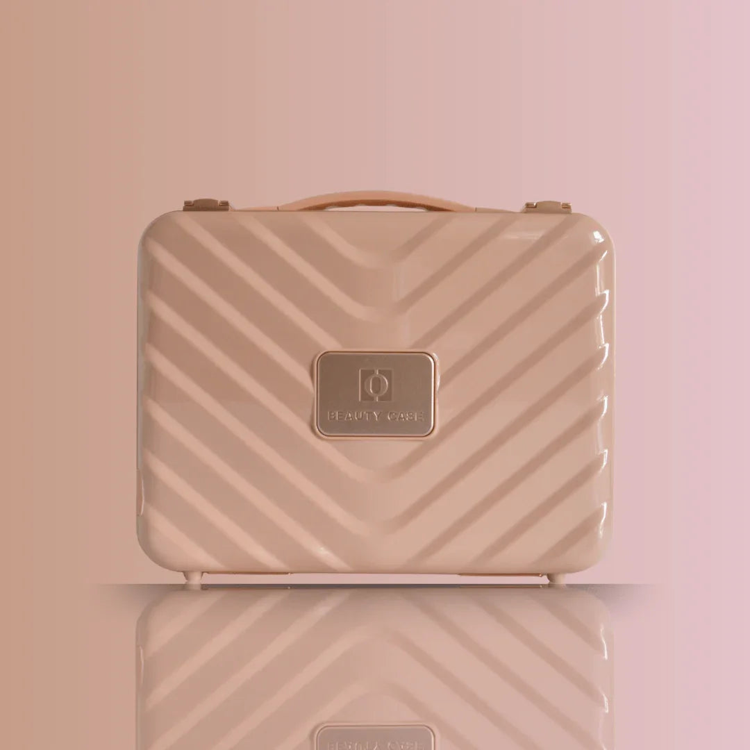 Glow and Stow Pastel Pink Luxury Beauty Case