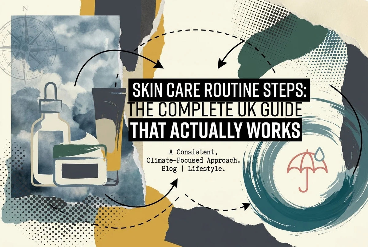 Professional header image for step-by-step guide: Skin Care Routine Steps: The Complete UK Guide That Actua...