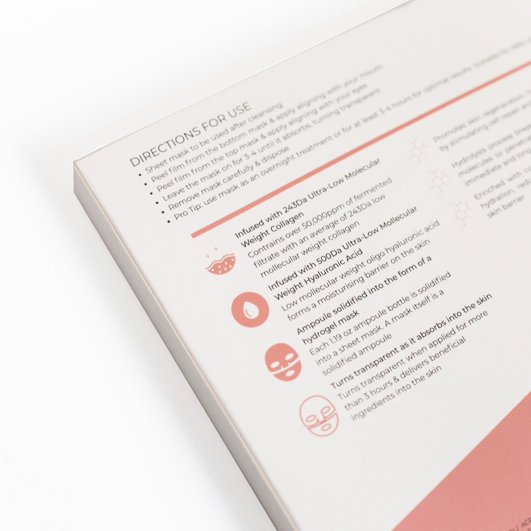 Hydrolyzed Collagen Sheet Masks | Anti-Aging