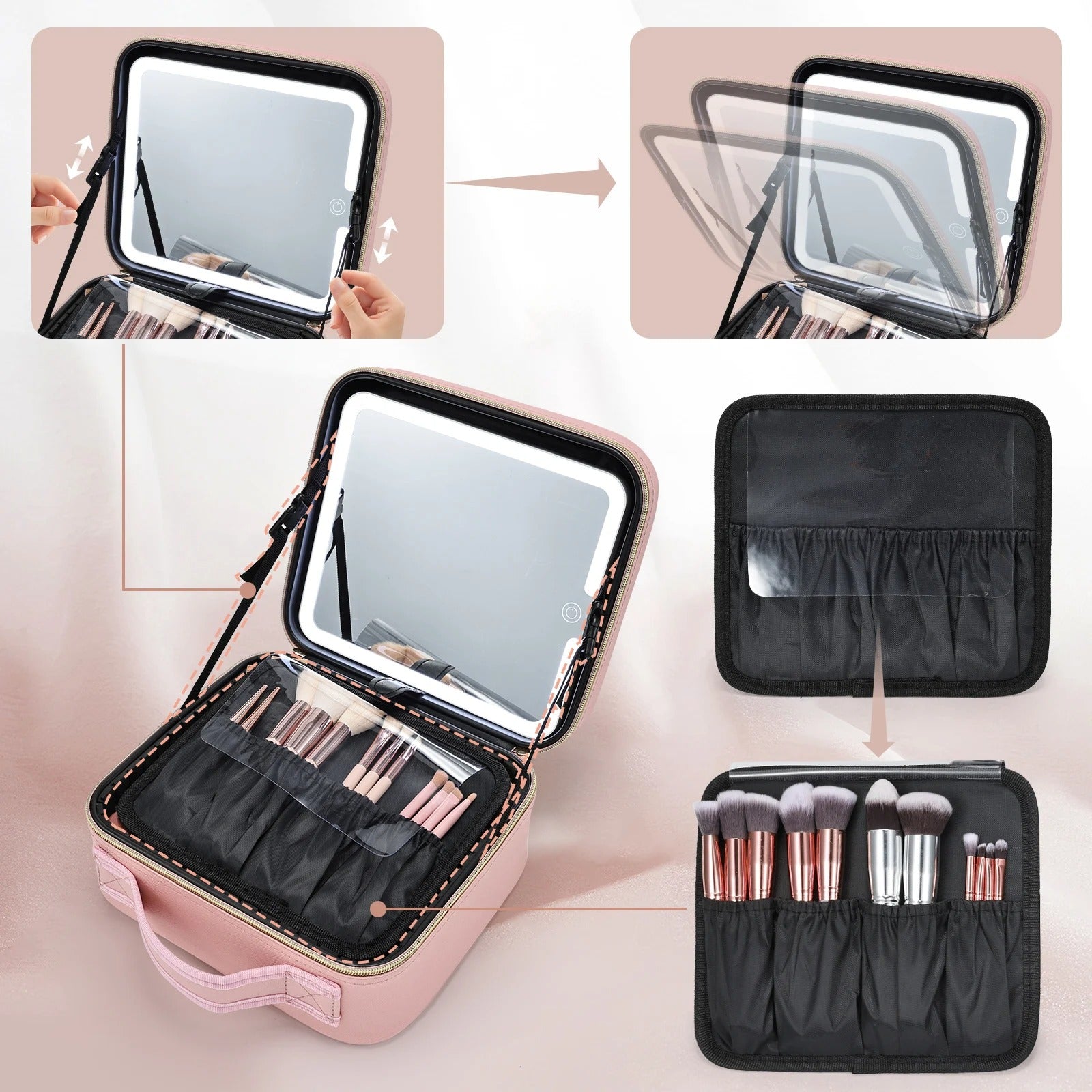 LED Makeup Mirror Case