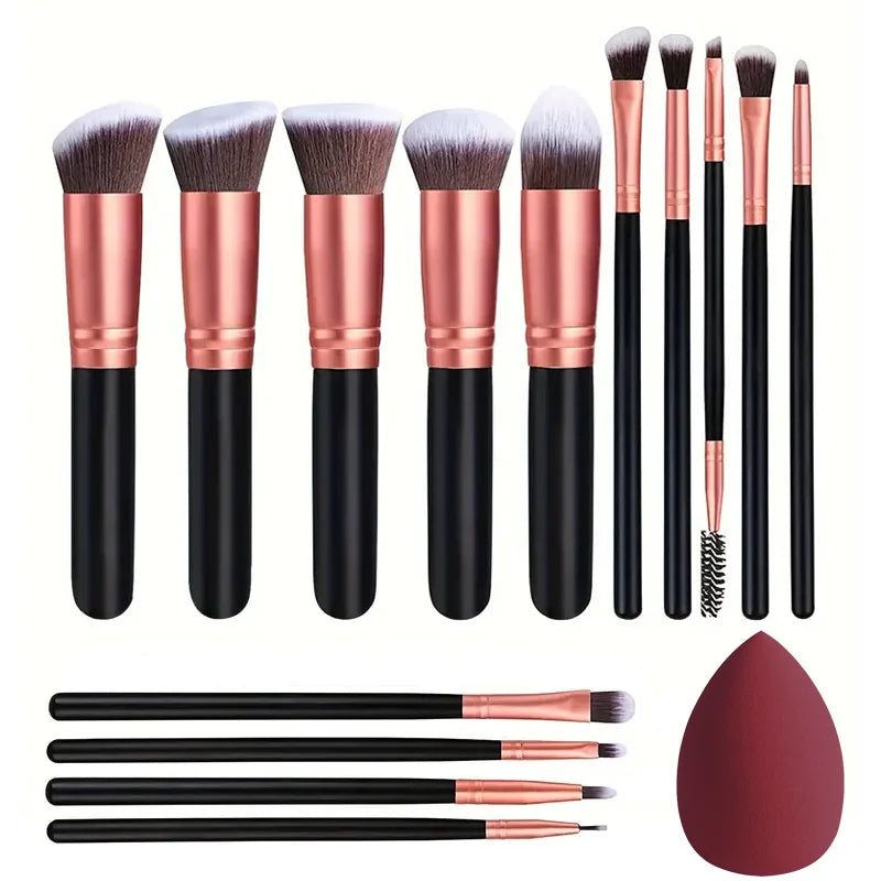 14 Piece Makeup Brush Set