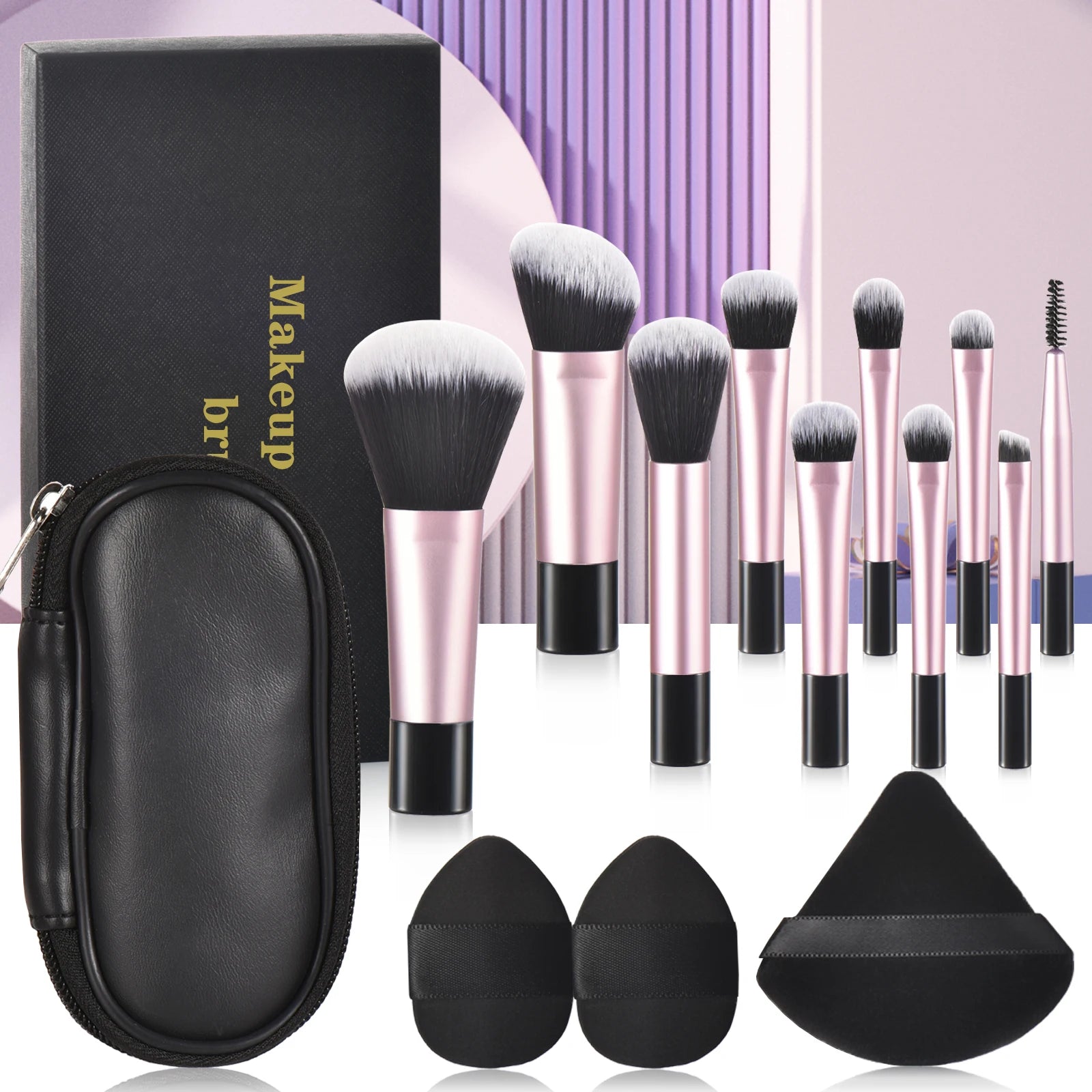 Mini Travel Makeup Brush Set