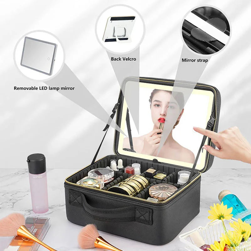 LED Makeup Mirror Case