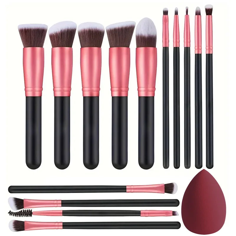 14 Piece Makeup Brush Set