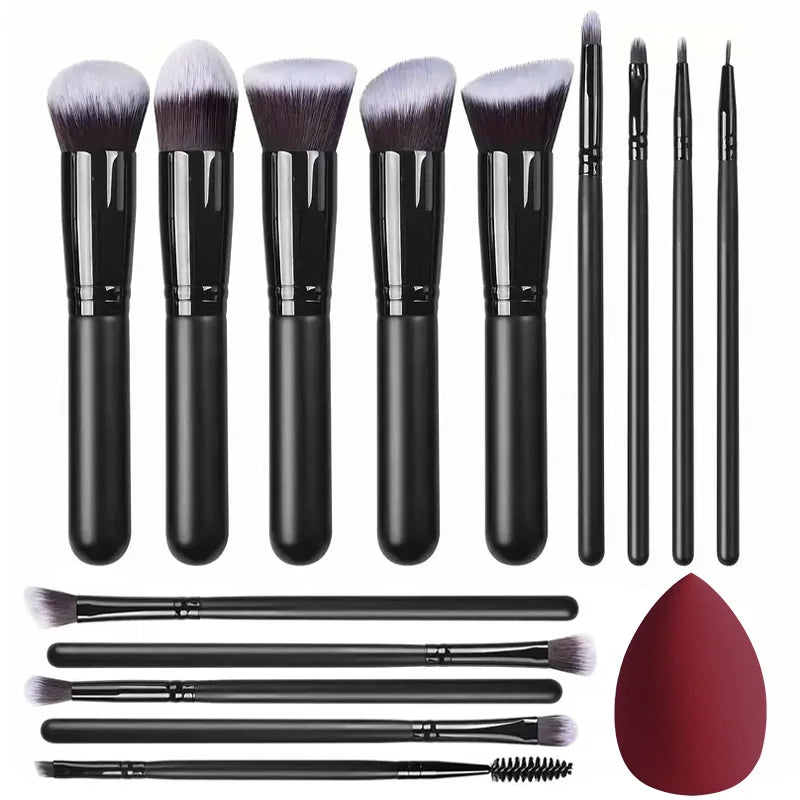 14 Piece Makeup Brush Set