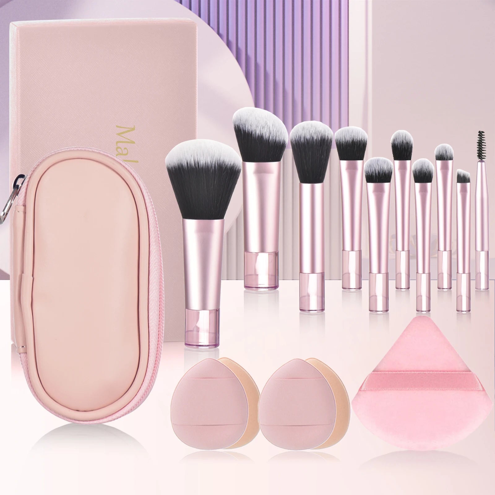 Mini Travel Makeup Brush Set