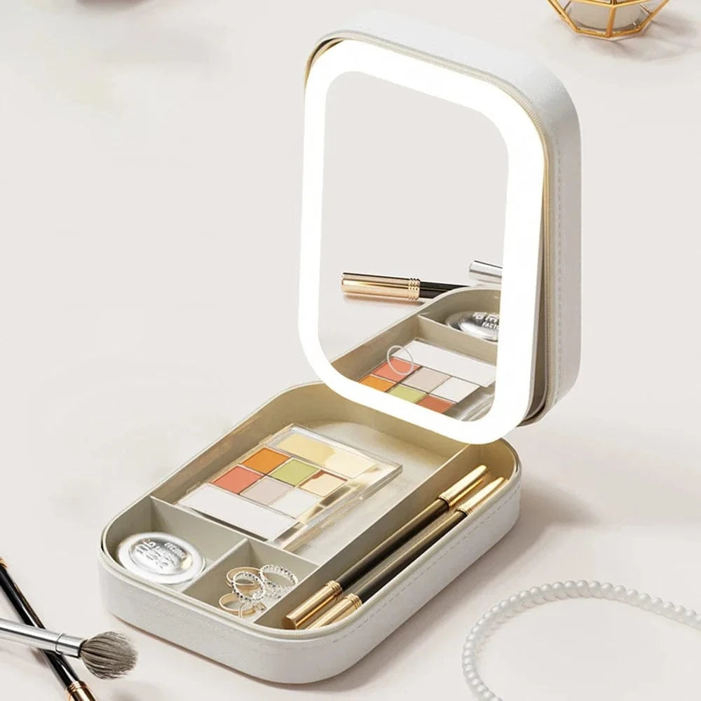 Glow and Stow LED Makeup Storage Box