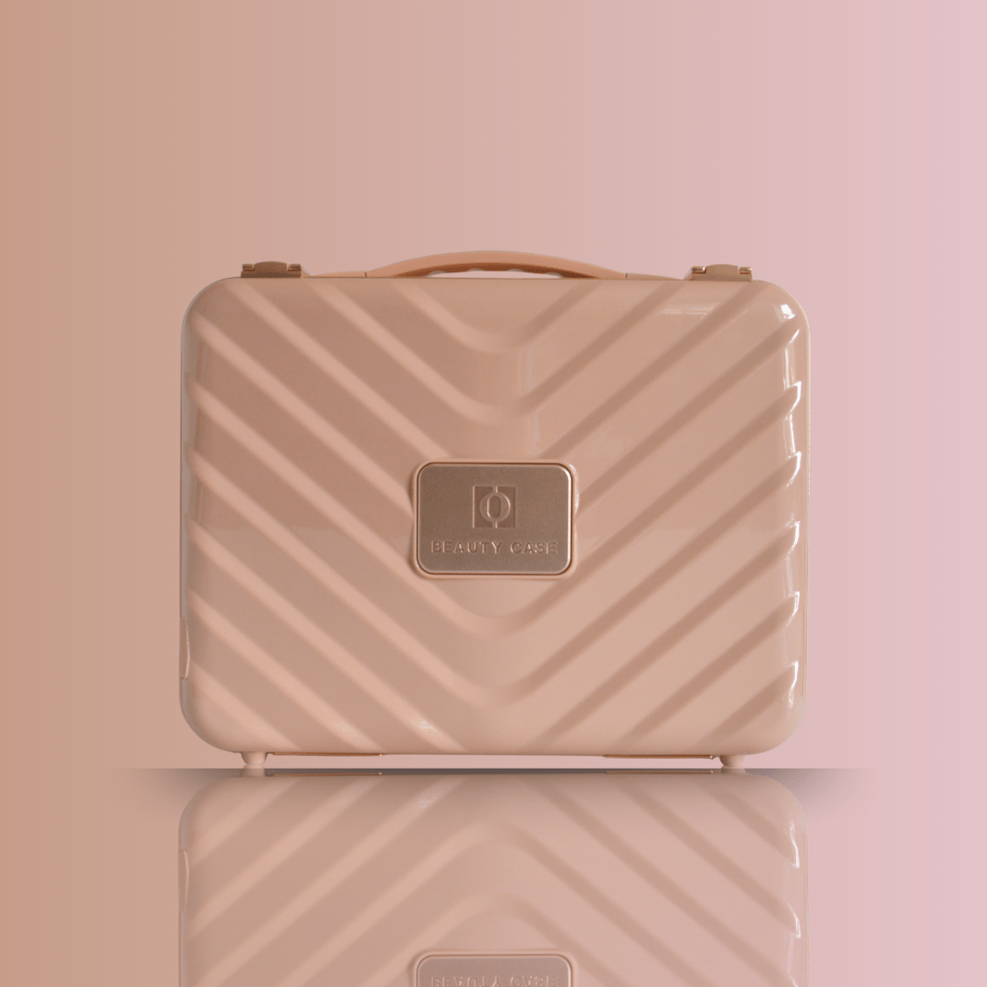 Glow and Stow Pastel Pink Luxury Beauty Case